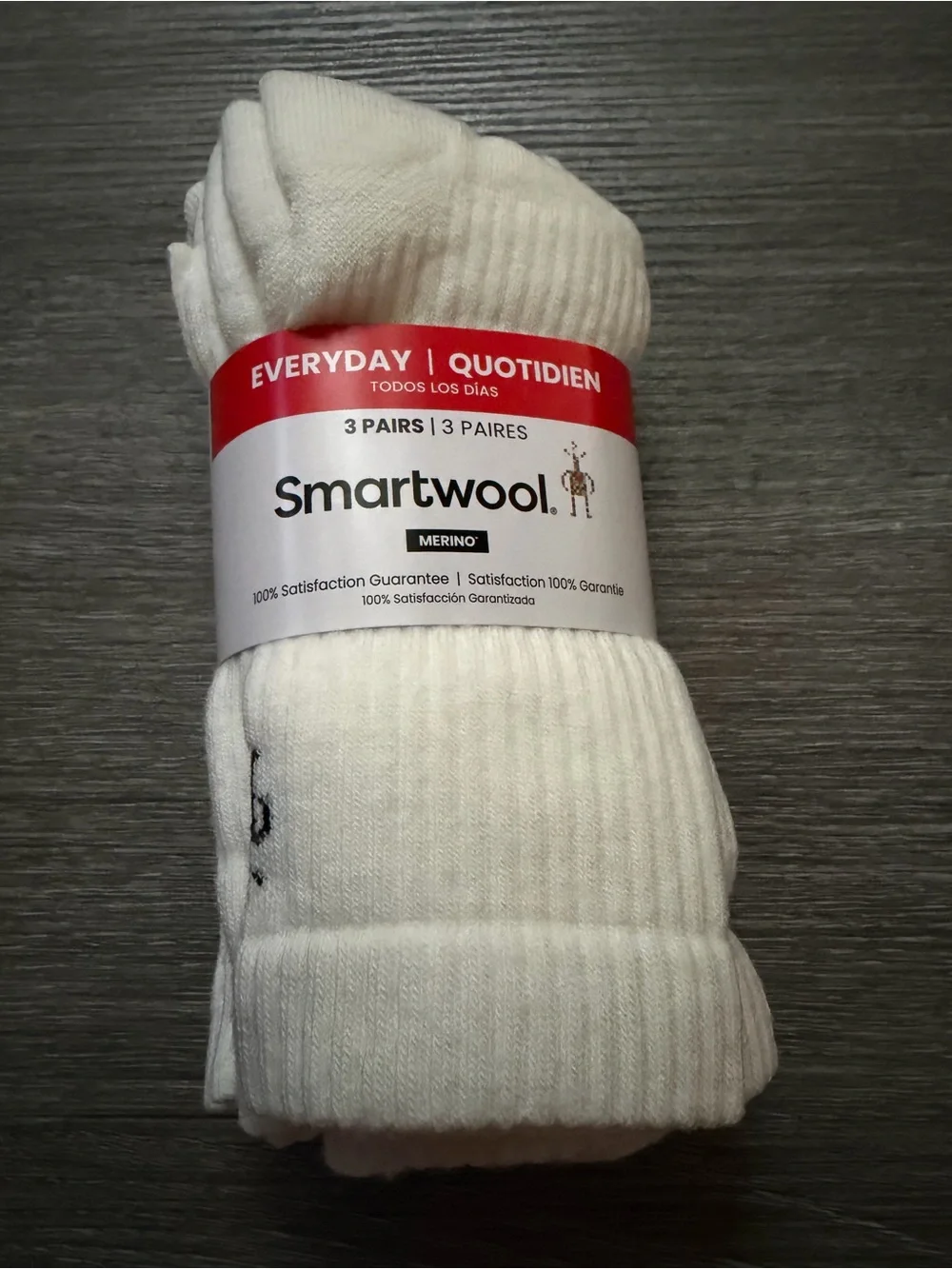 NWT Smartwool Everyday Athletic Crew Socks